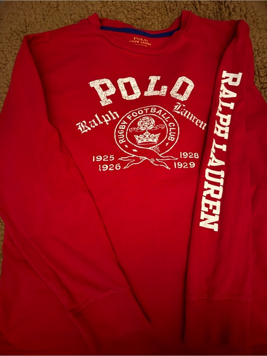 Polo Ralph Lauren Other - Polo by Ralph Lauren Red Crewneck Long Sleeve